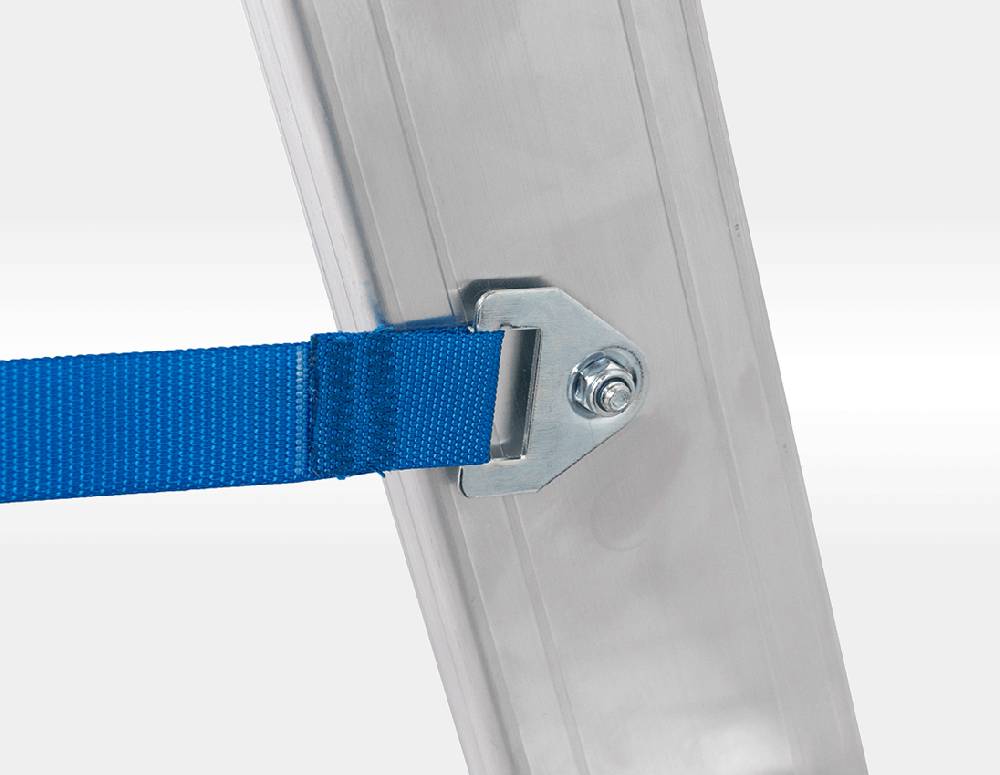 Strauss KRAUSE Alu-Stufen-Doppelleiter, fahrbar