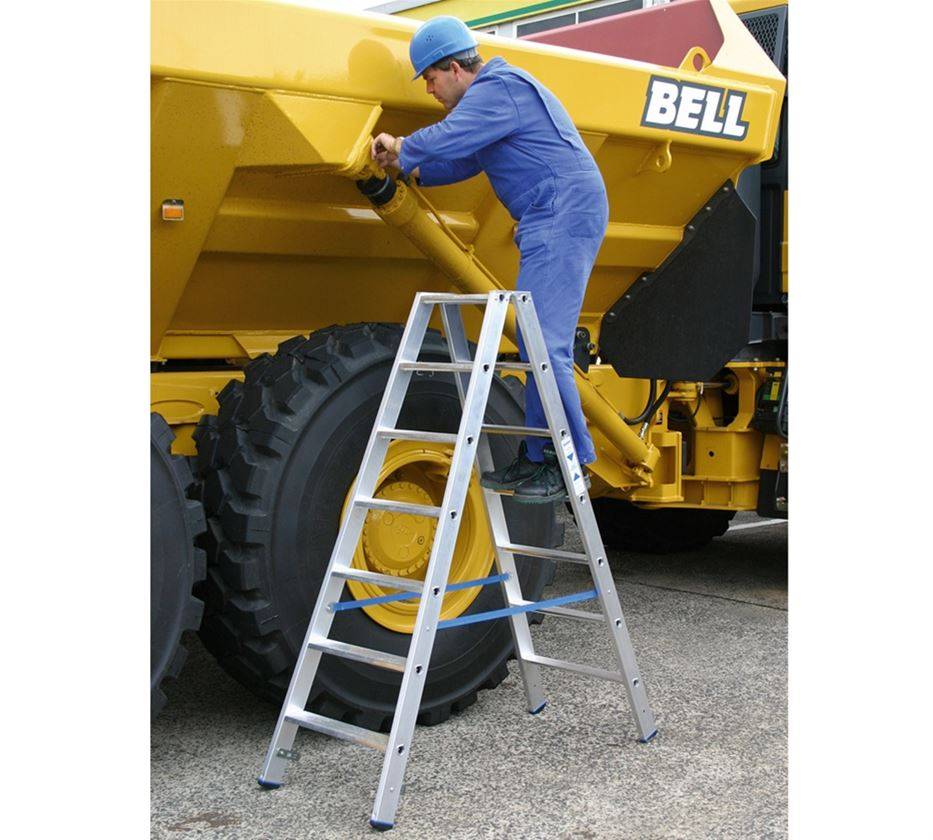 Strauss KRAUSE Stufen-Doppelleiter, verbördelt