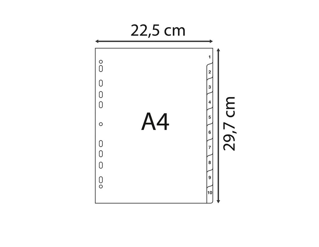Strauss Kunststoff-Register, recycled
