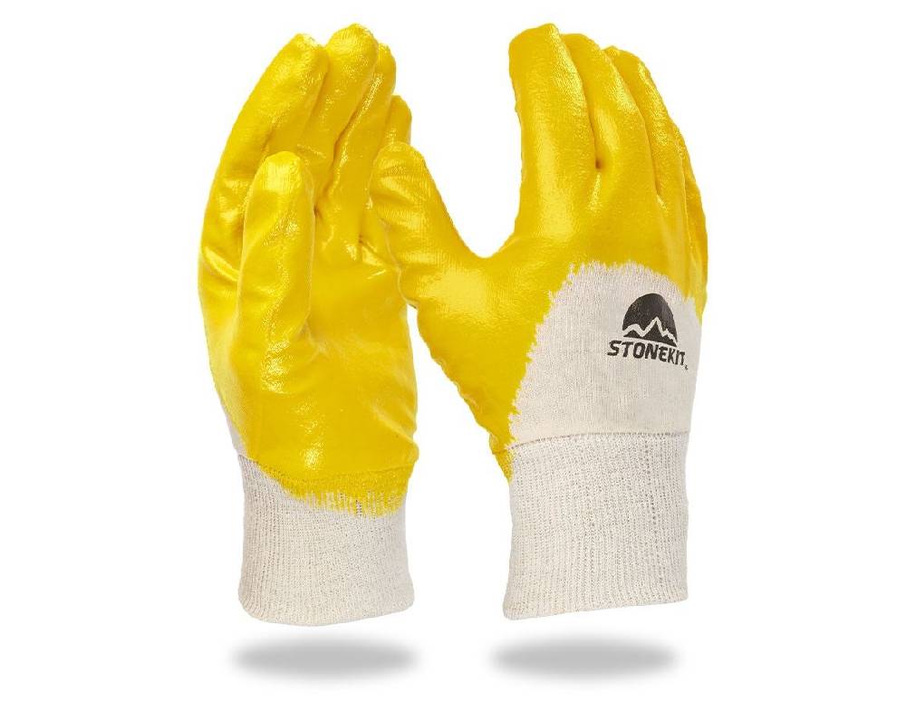 Strauss Latex-Handschuhe, Strickbund, 12er Pack