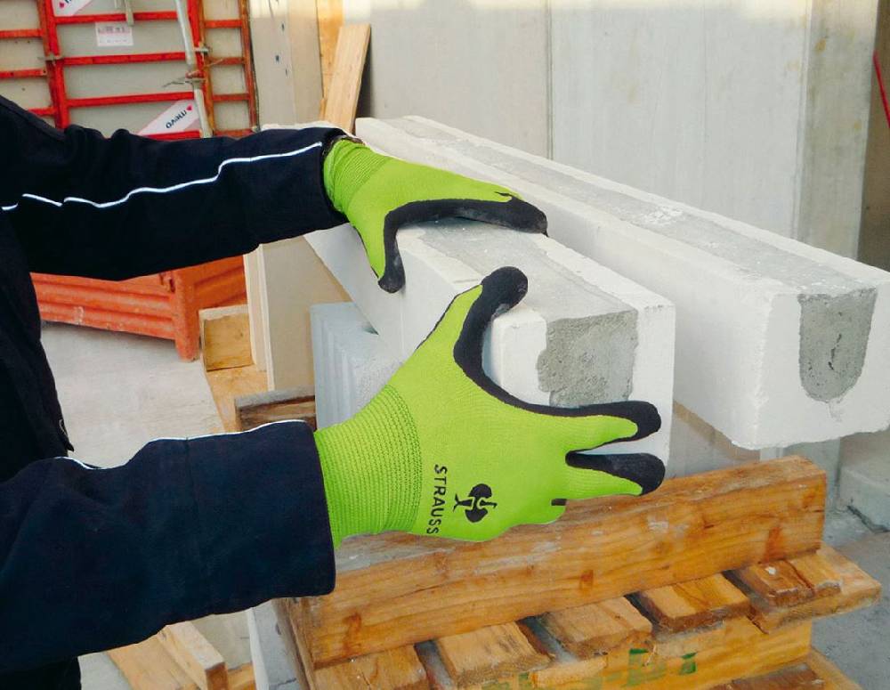 Strauss Latex-Strickhandschuhe Senso Grip