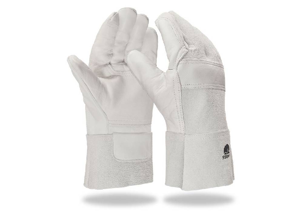 Strauss Leder-Schweißerhandschuhe, verstärkt