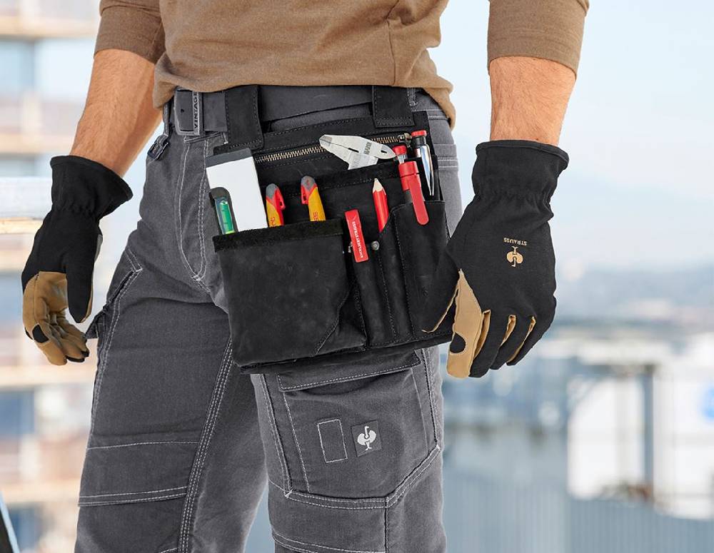 Strauss Leder-Werkzeugtasche e.s.vintage