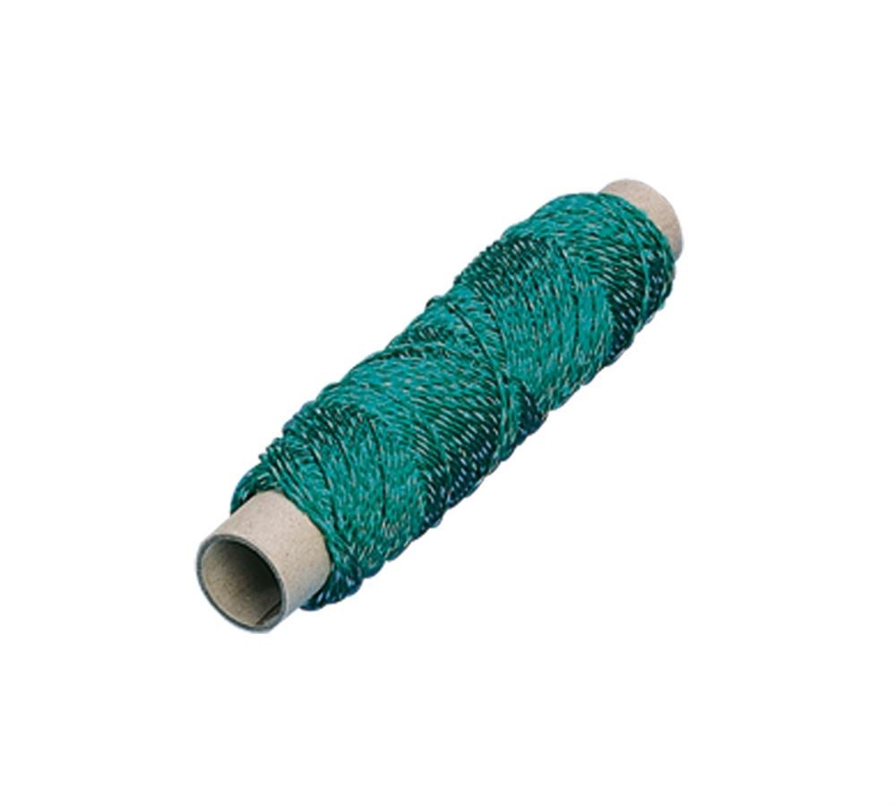 Strauss Maurerschnur Perlon Gedreht, Grün