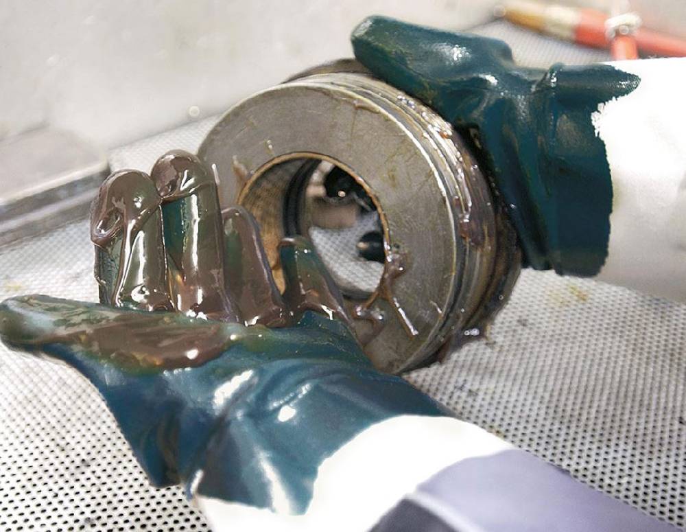 Strauss Nitril-Handschuhe Lith, Stulpe, 12er Pack