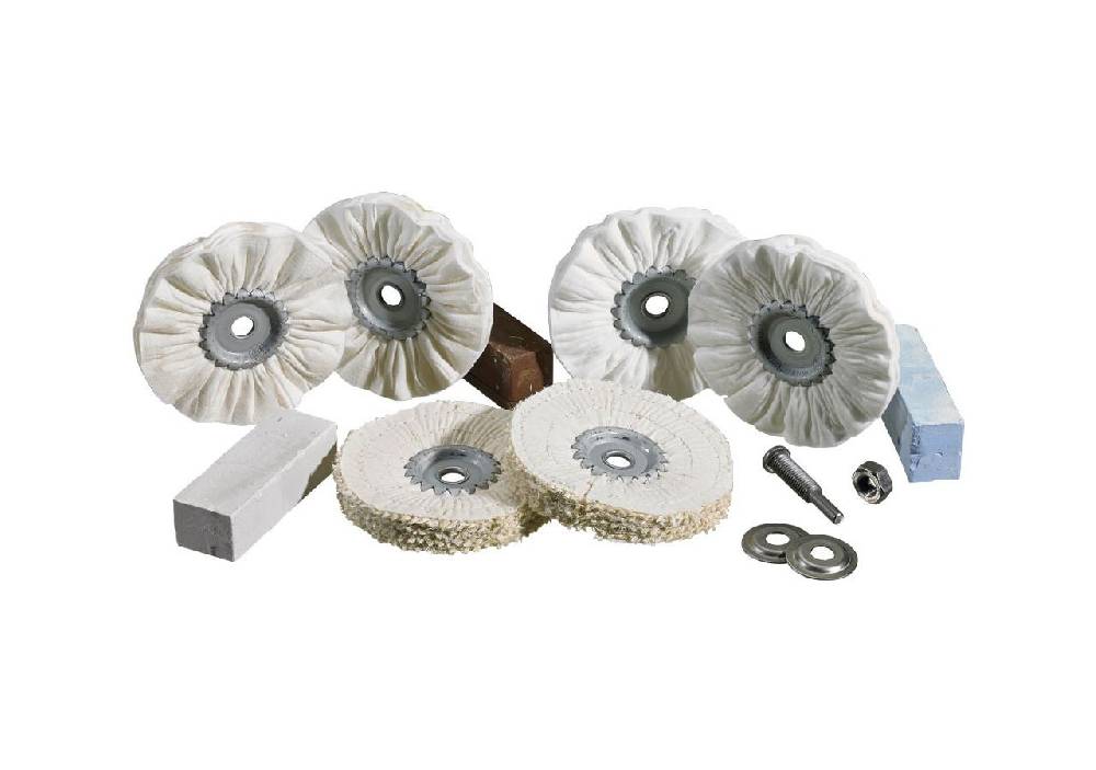 Strauss Polierset für Stahlbearbeitung, 10-teilig