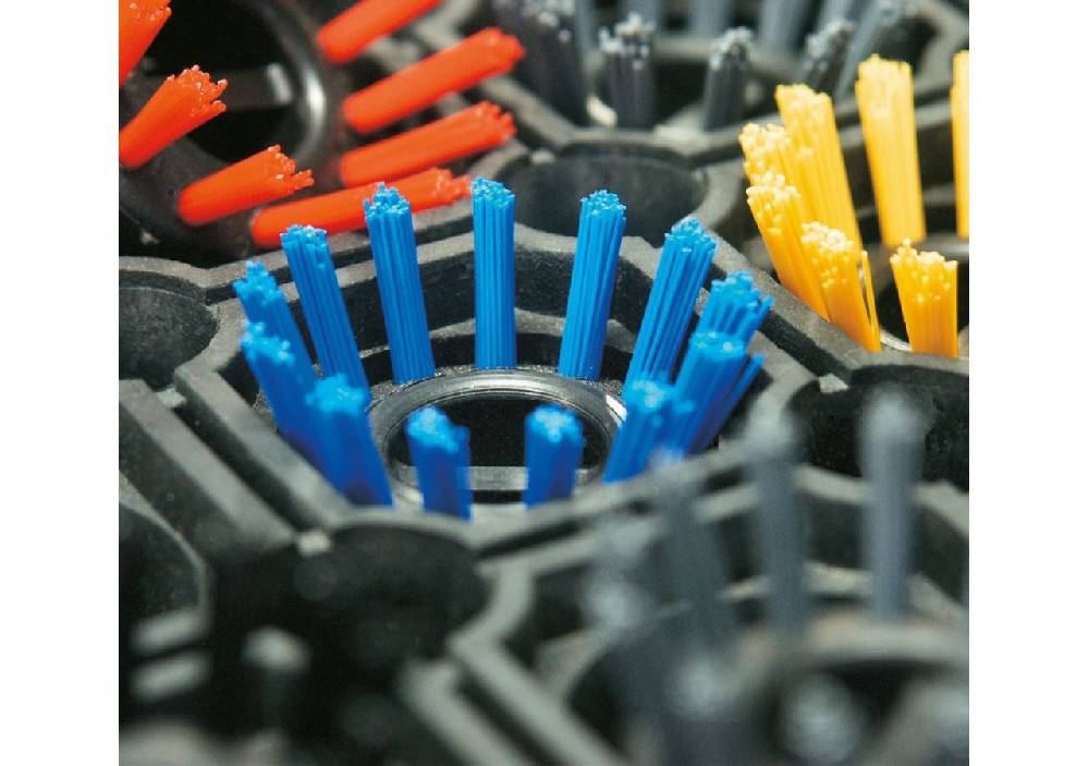 Strauss Rundbürsten für Ringgummi-Matte, 10er Pack