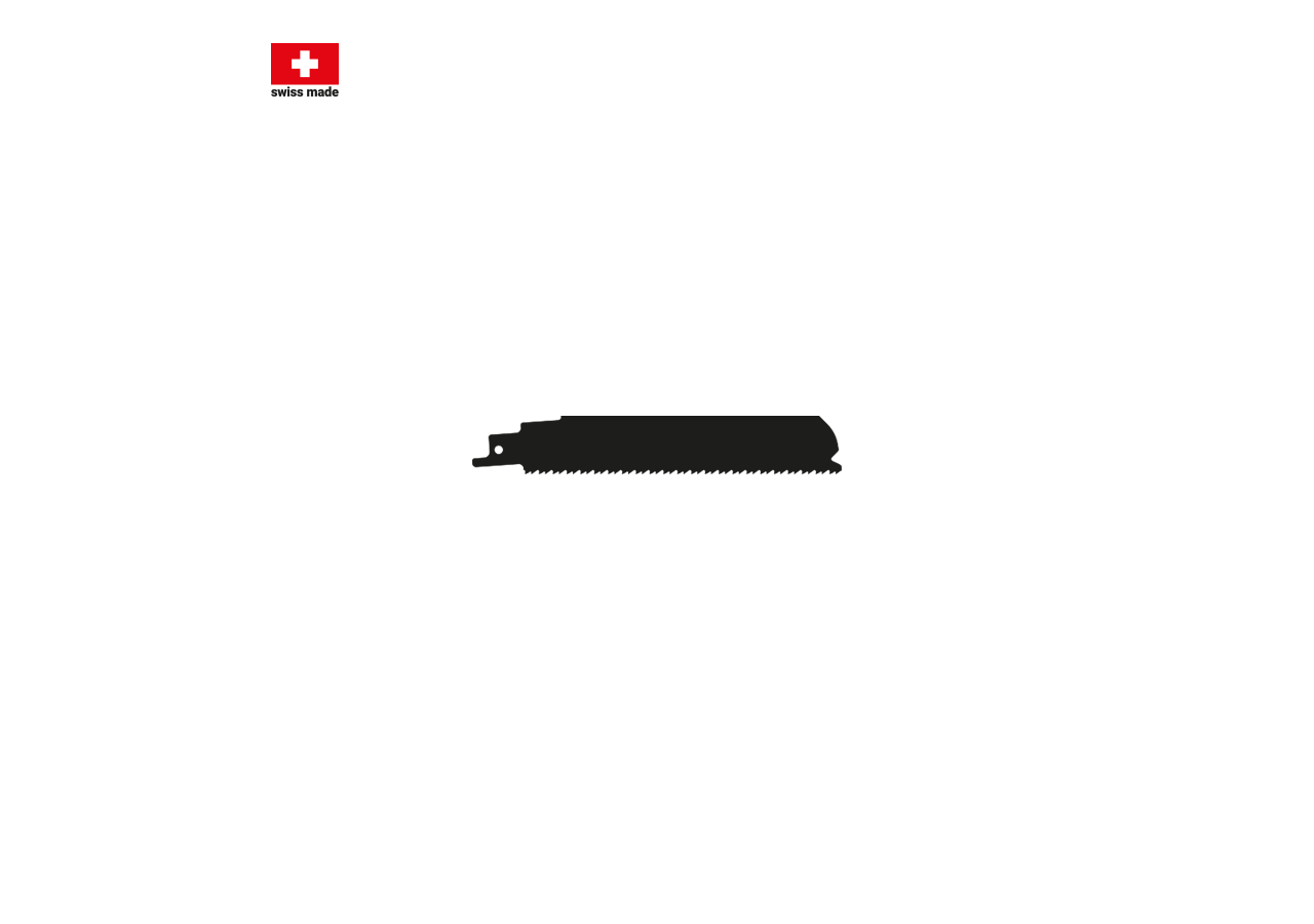 Strauss Säbelsägeblätter für die Metallbearbeitung