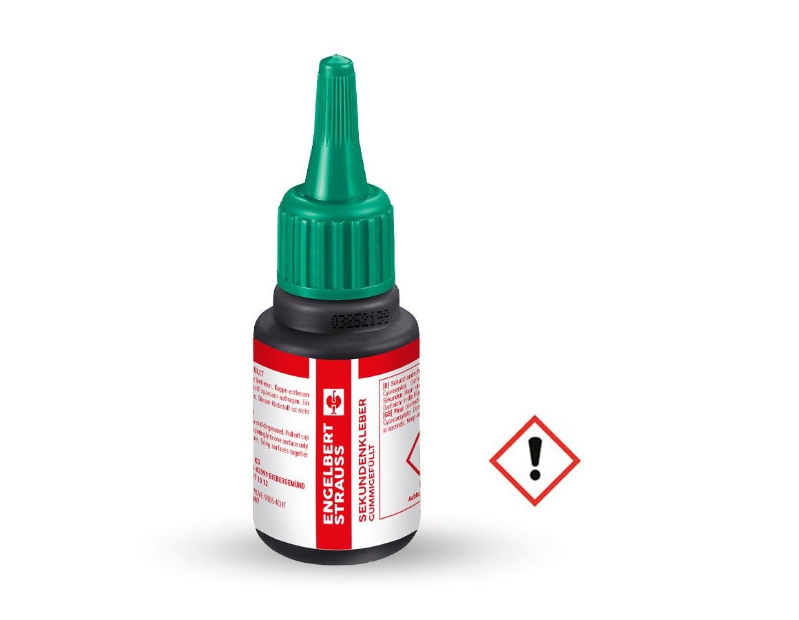 Strauss Sekundenkleber, Gummigefüllt