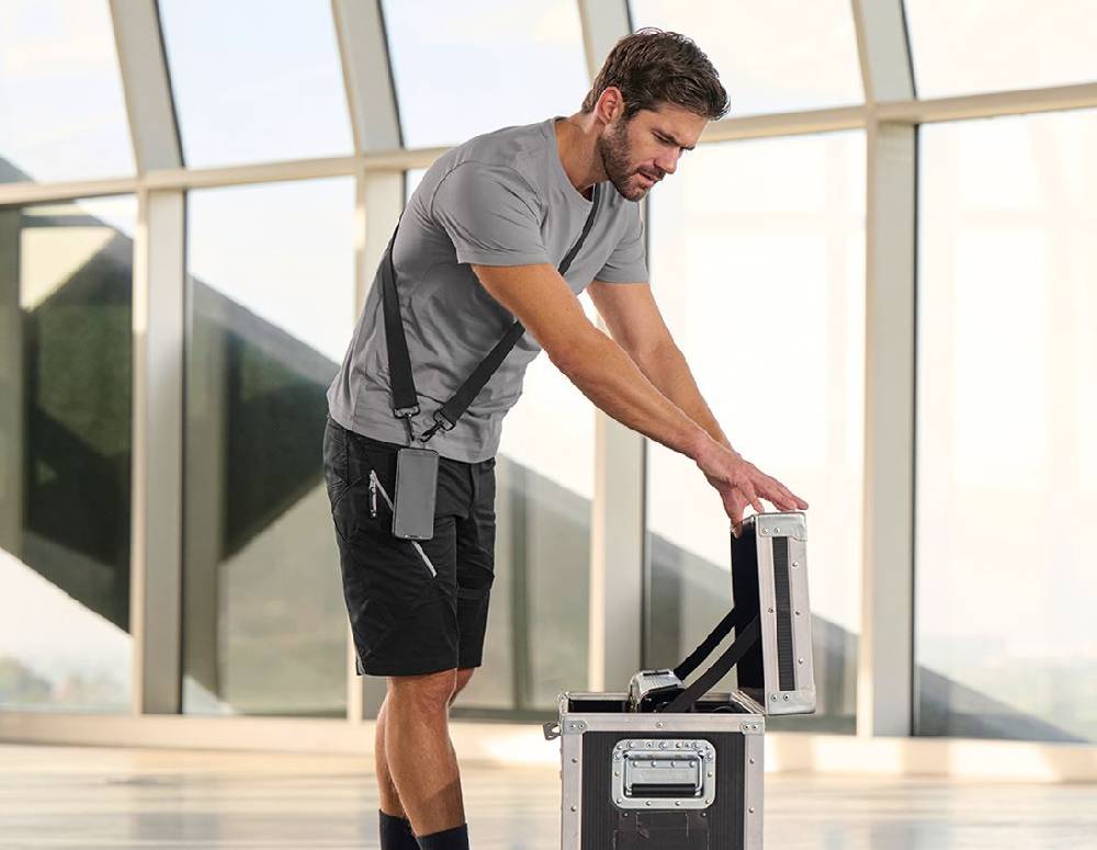 Strauss SET: e.s. phone leash + bag