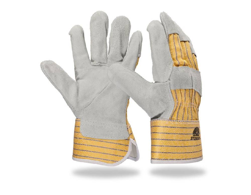 Strauss Spaltleder-Handschuhe