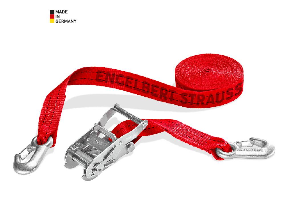 Strauss Spanngurt, 2-teilig Mit Ratsche+Karabiner