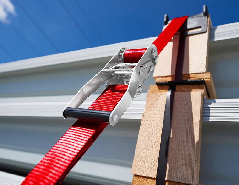 Strauss Spanngurte, 2-teilig Langarm-Ratsche + Haken