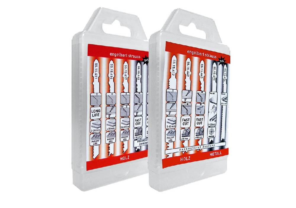 Strauss Stichsägeblätter Test Set, 10er Pack