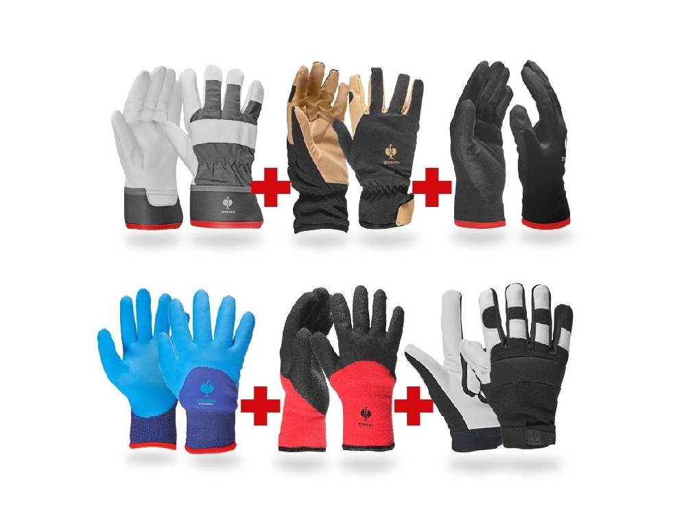 Strauss TEST-Set: Handschuhe Kälteschutz