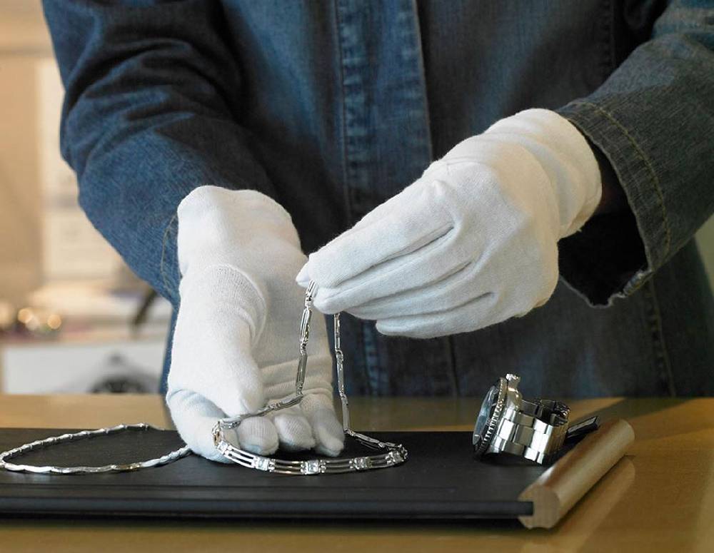 Strauss Trikot-Handschuhe, weiß, 12er Pack