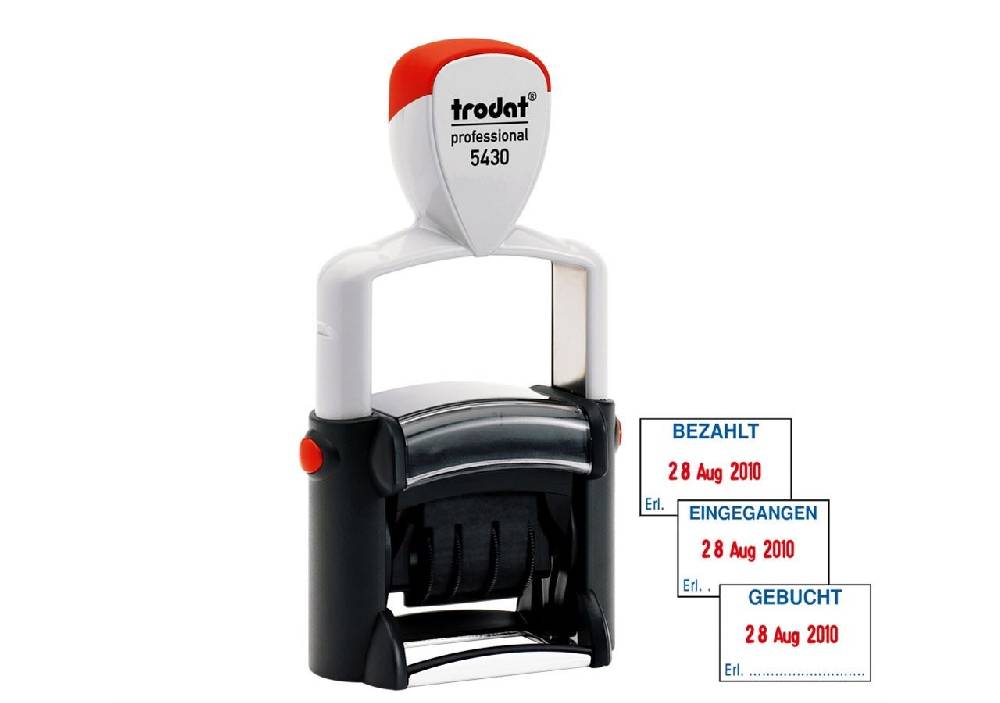 Strauss trodat Eingangsstempel Professional
