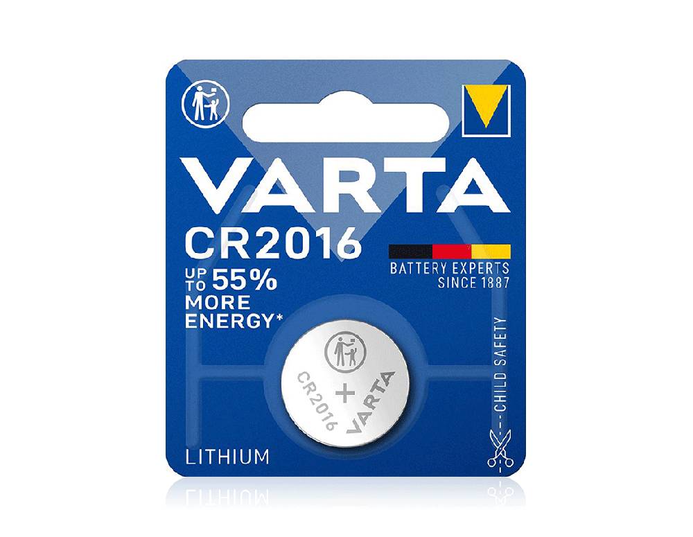 Strauss VARTA Knopfzelle CR2016