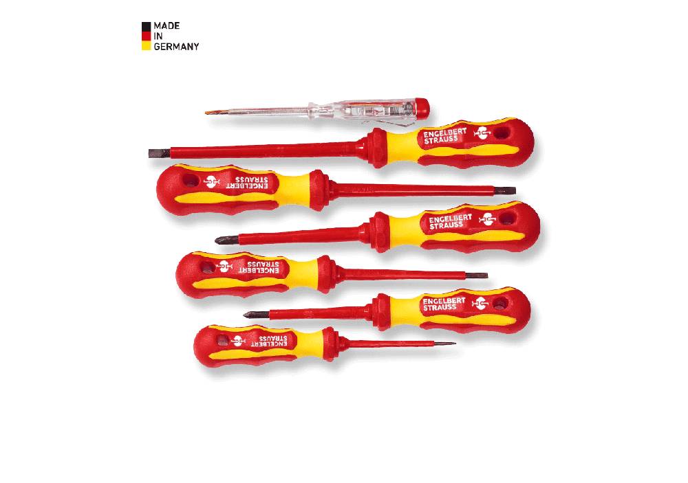 Strauss VDE-Elektriker-Schraubendreher-Satz