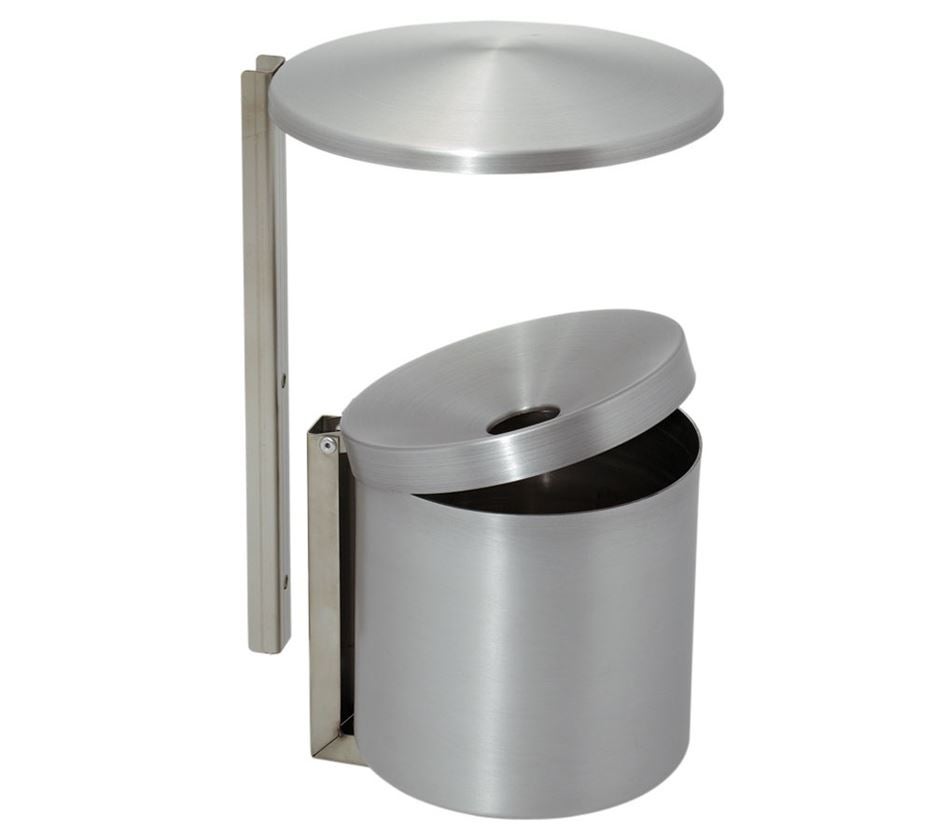 Strauss Wand-Aschenbecher mit Abdeckung