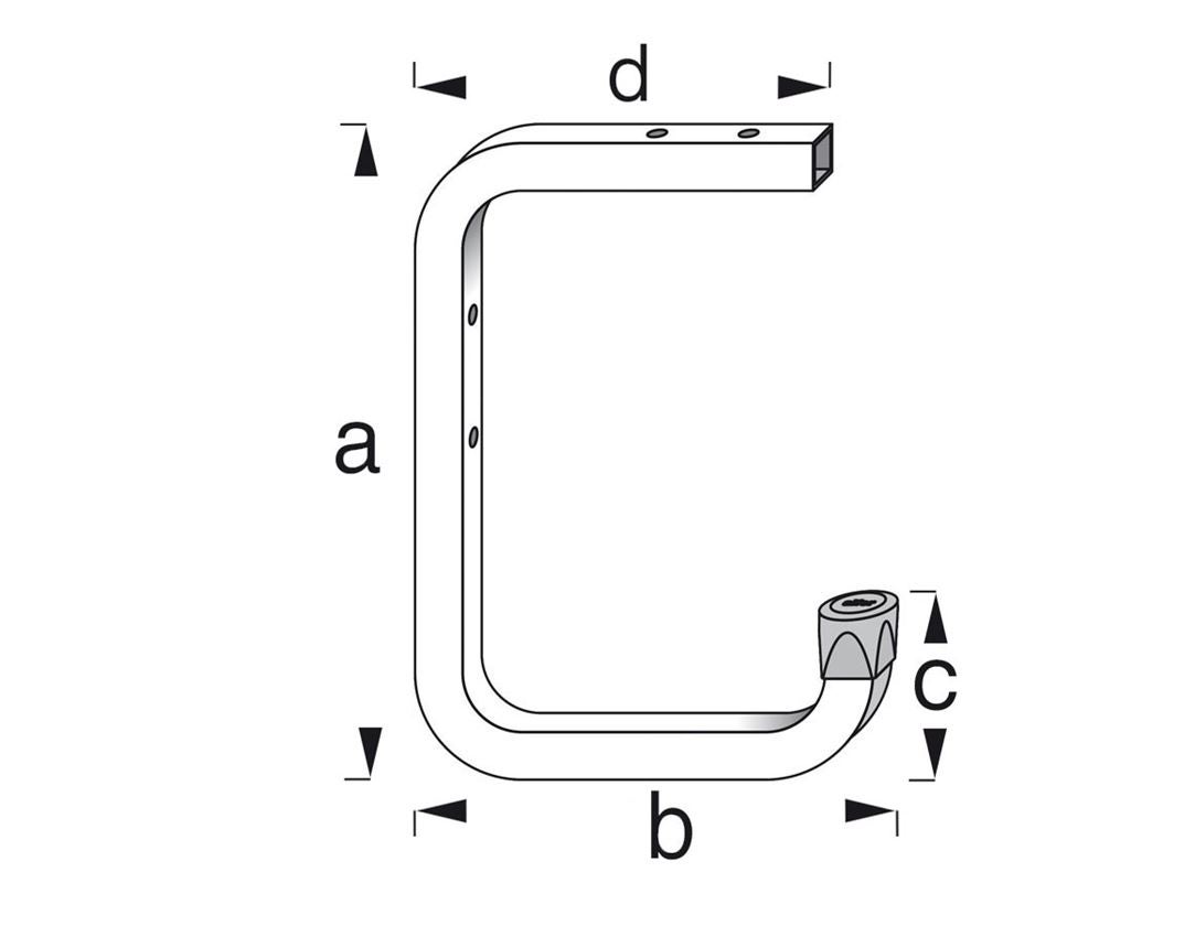 Strauss Wand- und Deckenhaken