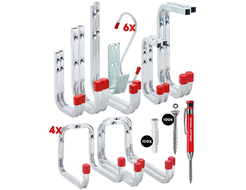 Strauss Wandhaken-Aktions-Set
