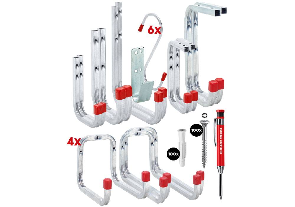 Strauss Wandhaken-Aktions-Set