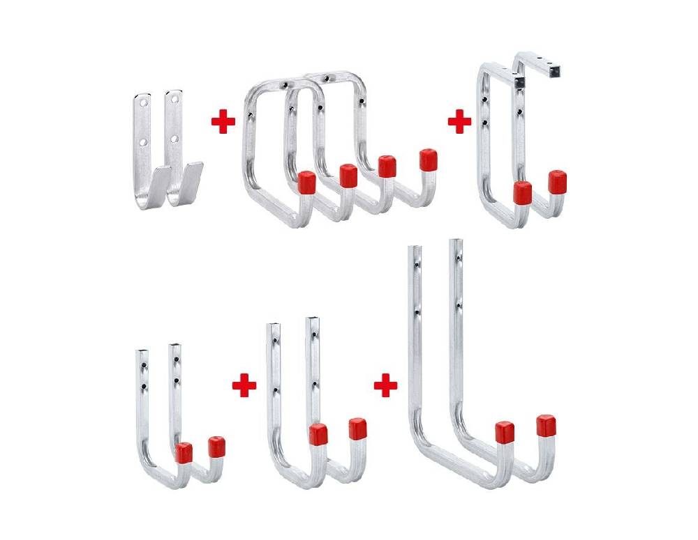 Strauss Wandhaken-Set 12-teilig