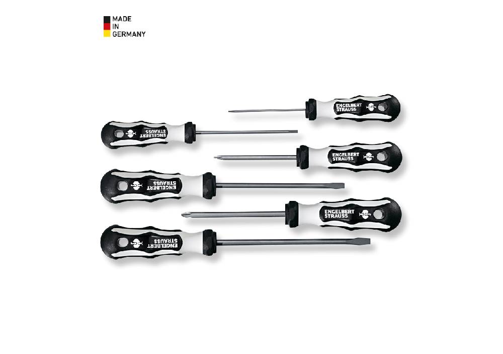 Strauss Werkstatt-Schraubendreher-Satz Edelstahl