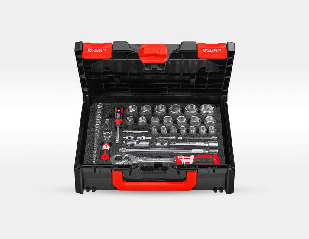 Strauss STRAUSSbox Werkzeug-Set Elektro pro 1/4" + 1/2"