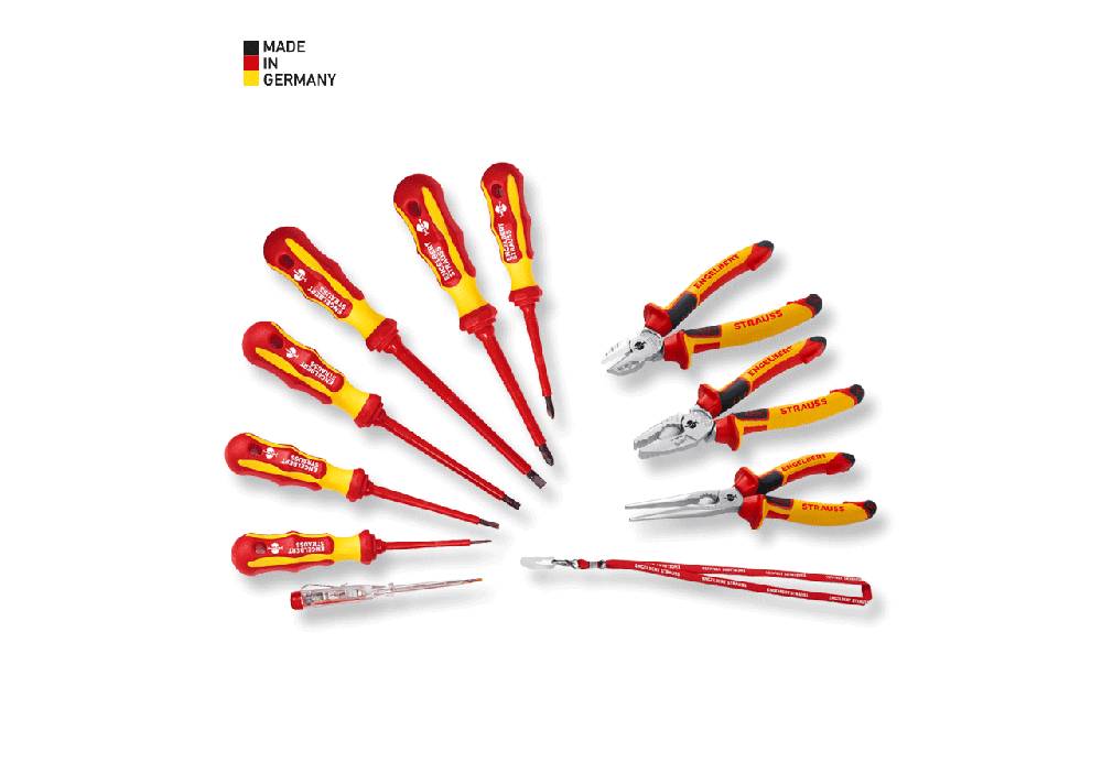 Strauss VDE-Sicherheits-Zangen u. Schraubendreher Set