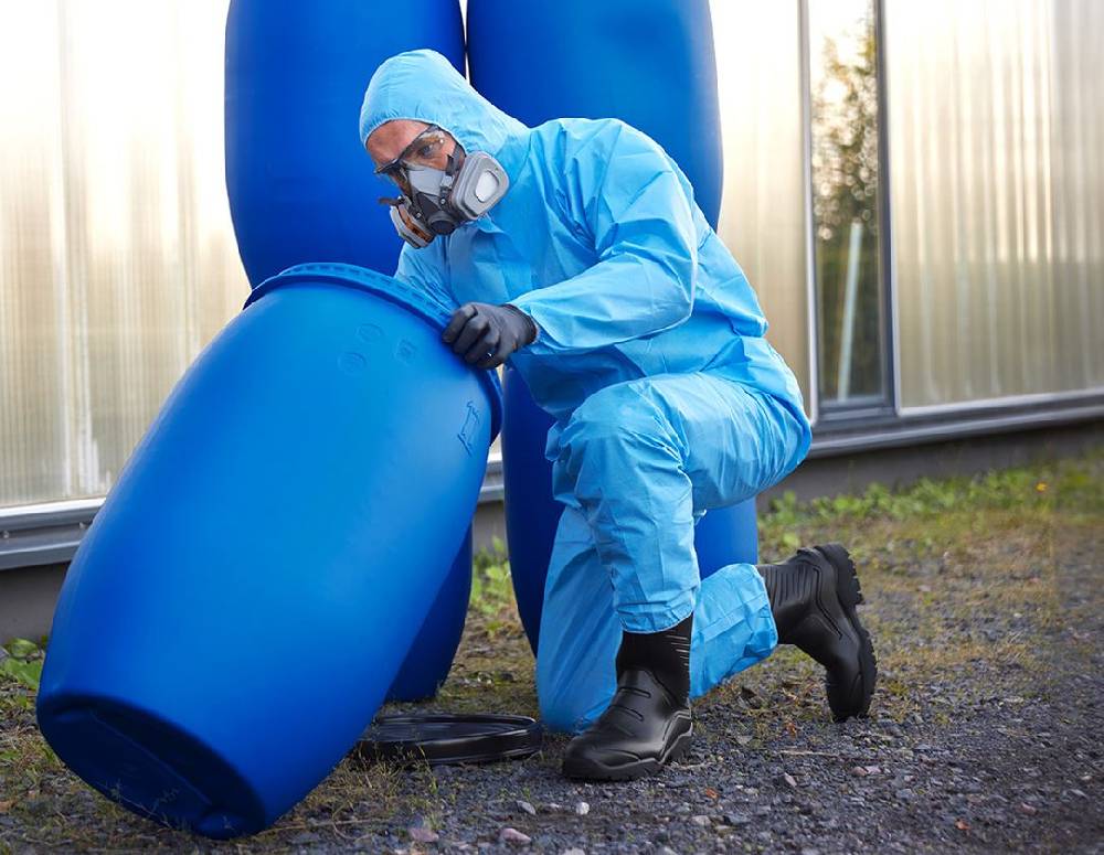 Strauss Vierlagiger Einweg-Overall mit Reißverschluss