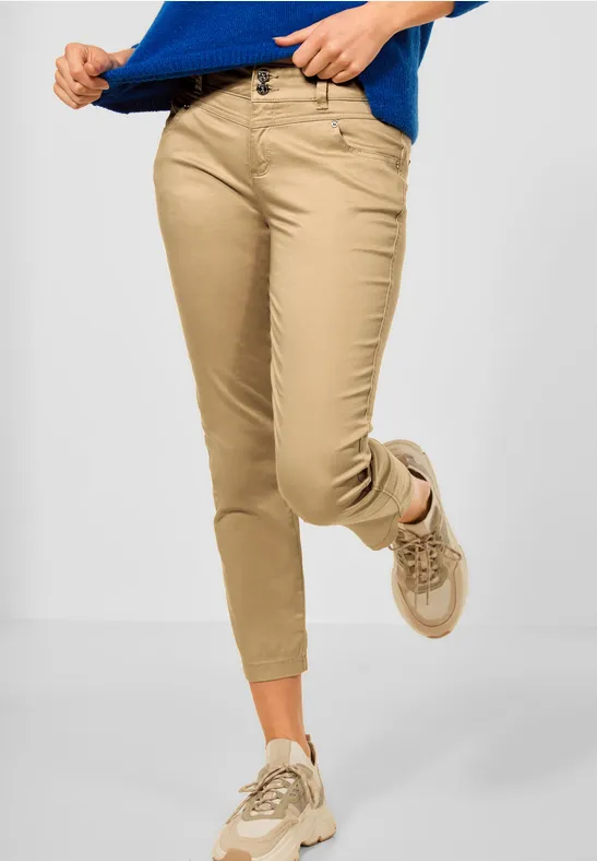 Street One Casual Fit Hose In Unifarbe - Style YULIUS