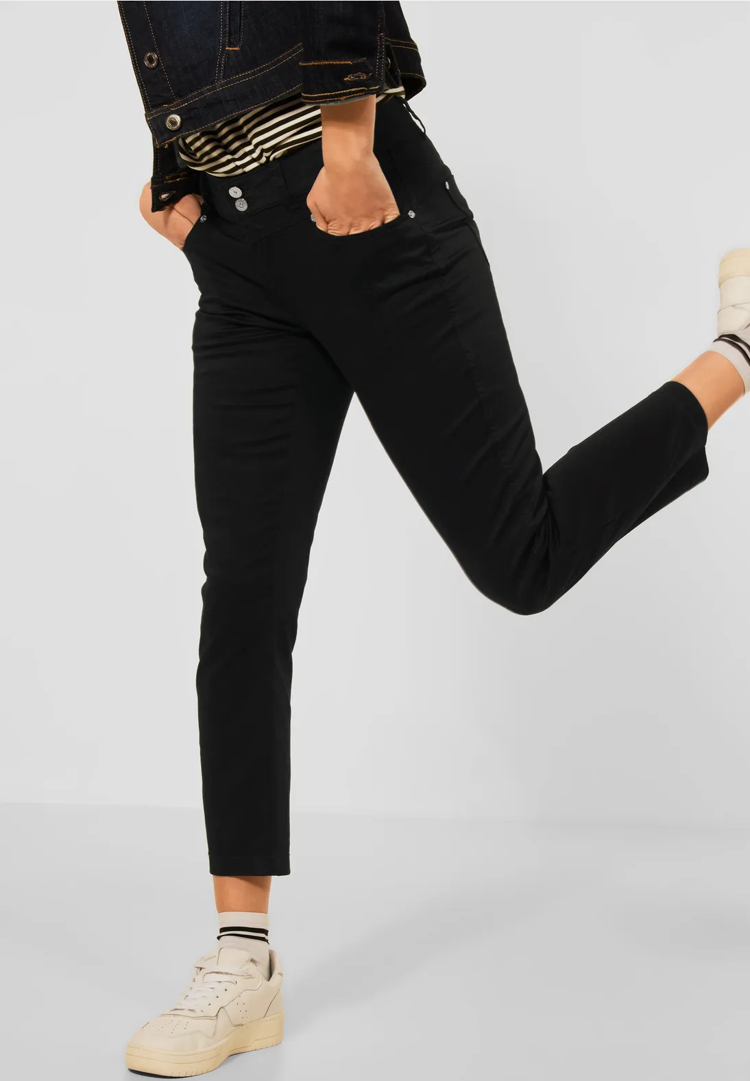 Street One Casual Fit Hose in Unifarbe - Style YULIUS