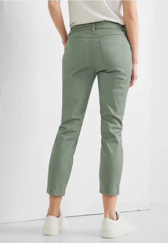 Street One Casual Fit Seidenoptik Hose - Style YULIUS