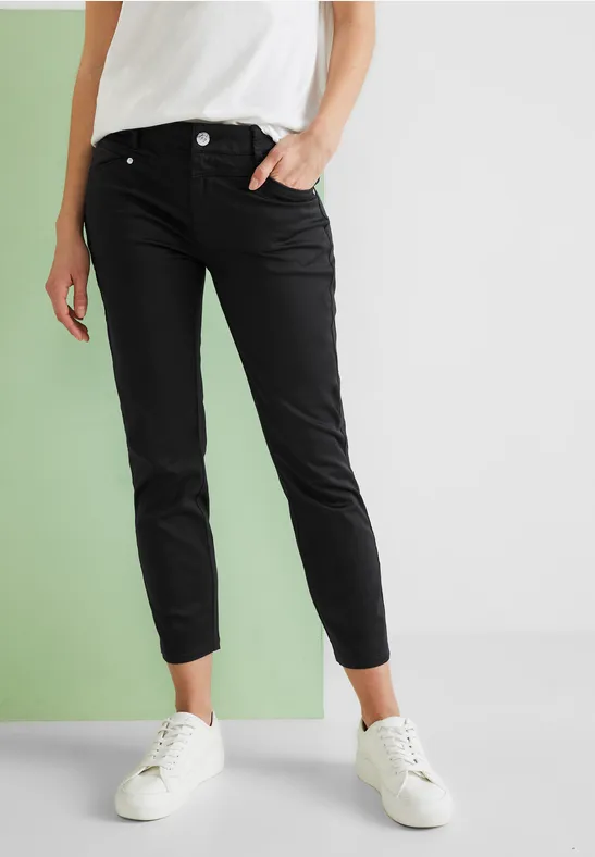 Street One Casual Fit Seidenoptik Hose - Style YULIUS