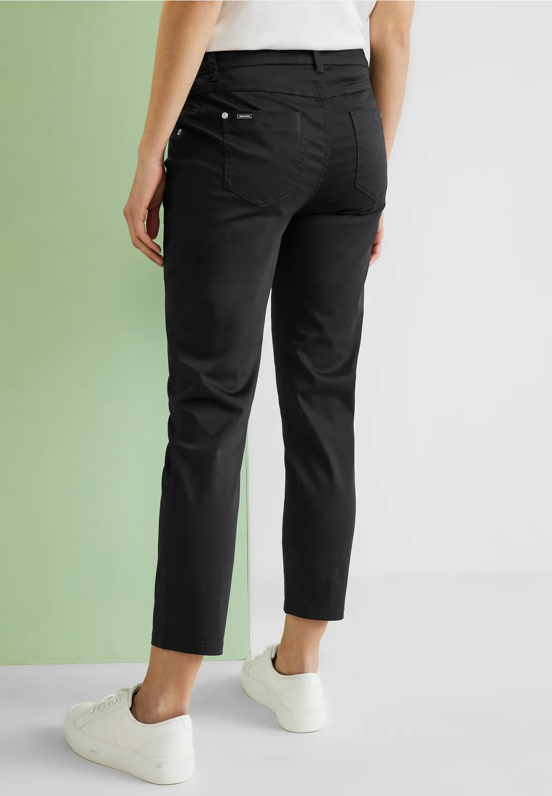 Street One Casual Fit Seidenoptik Hose - Style YULIUS