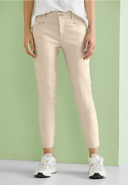 Street One Casual Fit Seidenoptik Hose - Style YULIUS