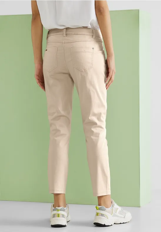 Street One Casual Fit Seidenoptik Hose - Style YULIUS
