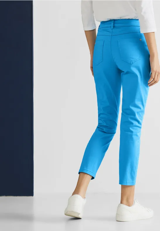 Street One Casual Fit Seidenoptik Hose - Style YULIUS