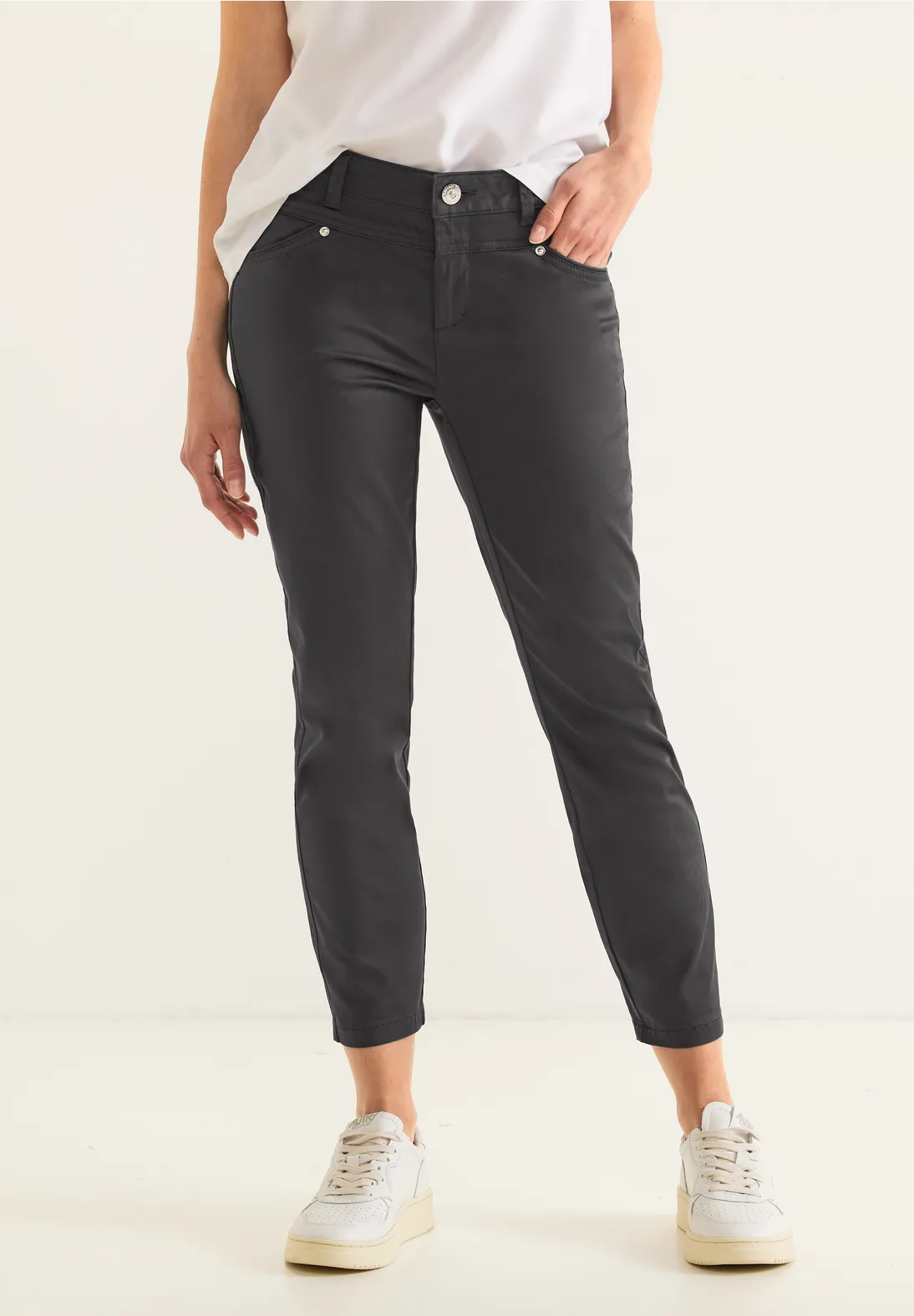 Street One Casual Fit Seidenoptik Hose - Style YULIUS