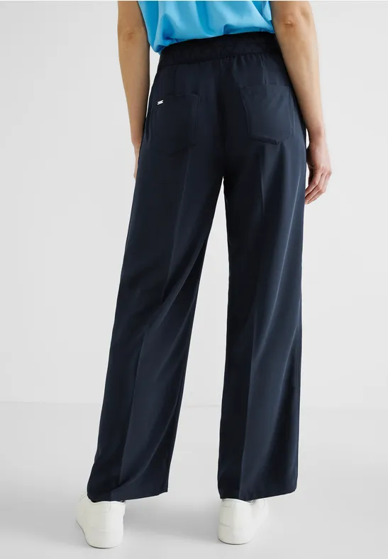 Street One Loose Fit Hose Mit Stretch - Style WIDE LEG