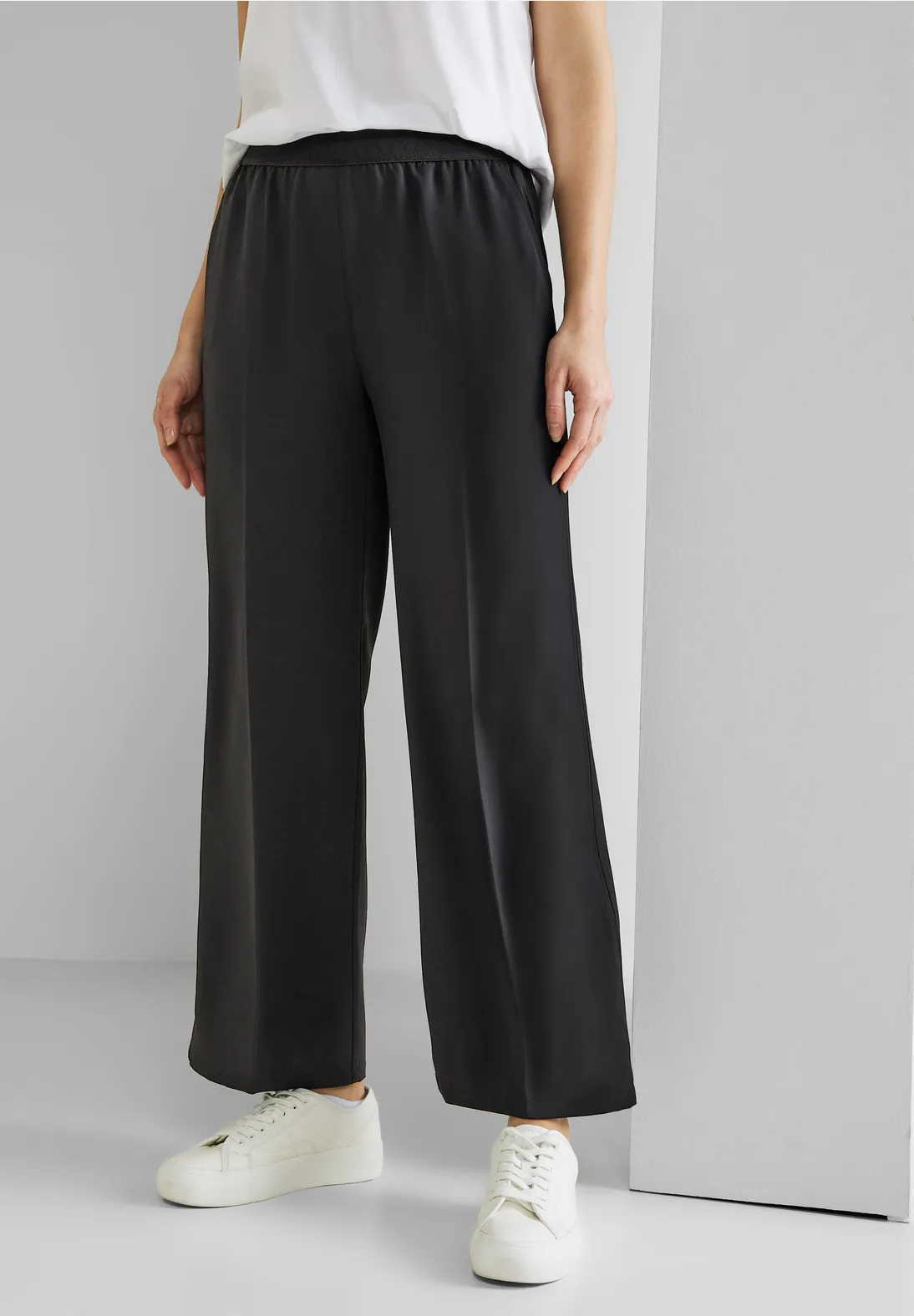 Street One Loose Fit Hose mit Stretch - Style WIDE LEG