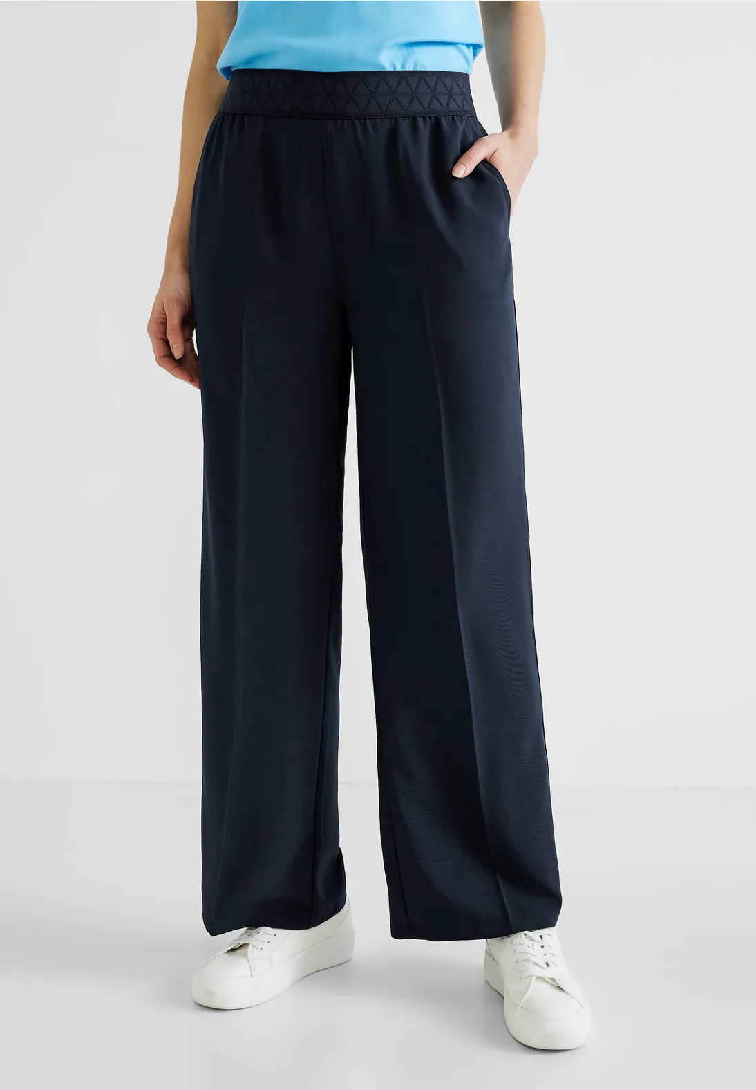 Street One Loose Fit Hose mit Stretch - Style WIDE LEG