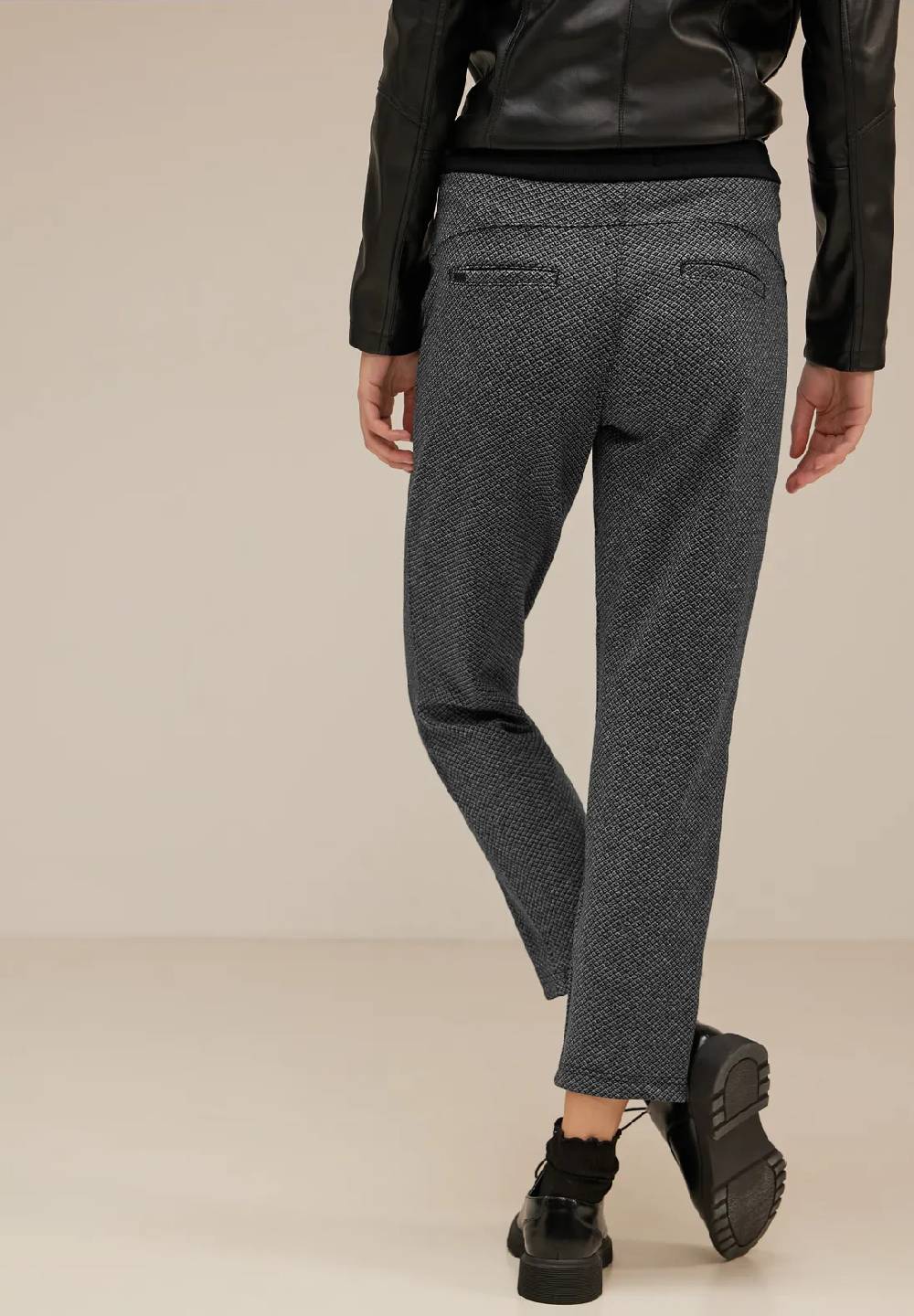 Street One Loose Fit Jacquard Joggpants - Style BONNY