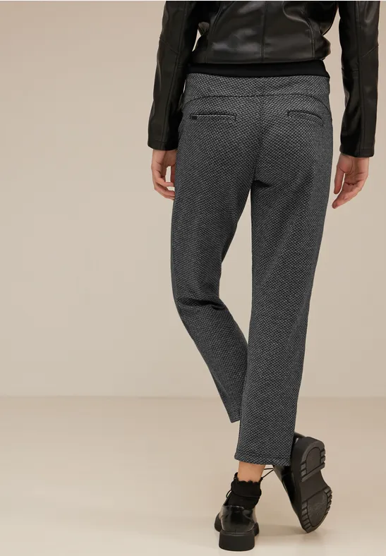Street One Loose Fit Jacquard Joggpants - Style BONNY