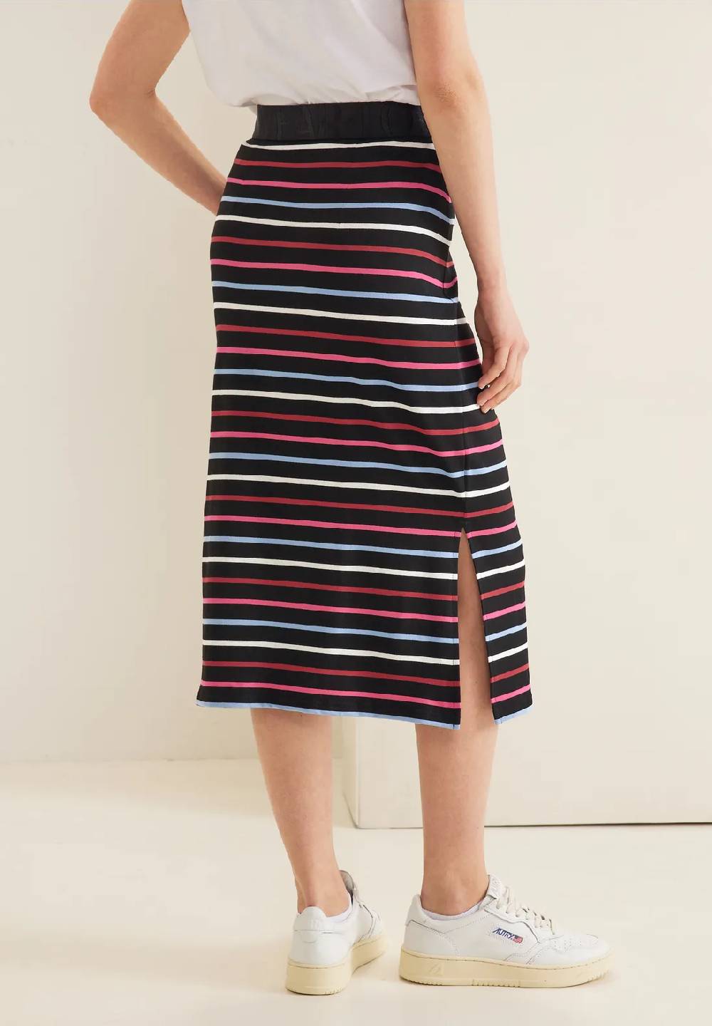 Street One Multicolor Streifen Midirock - Style PEPICA