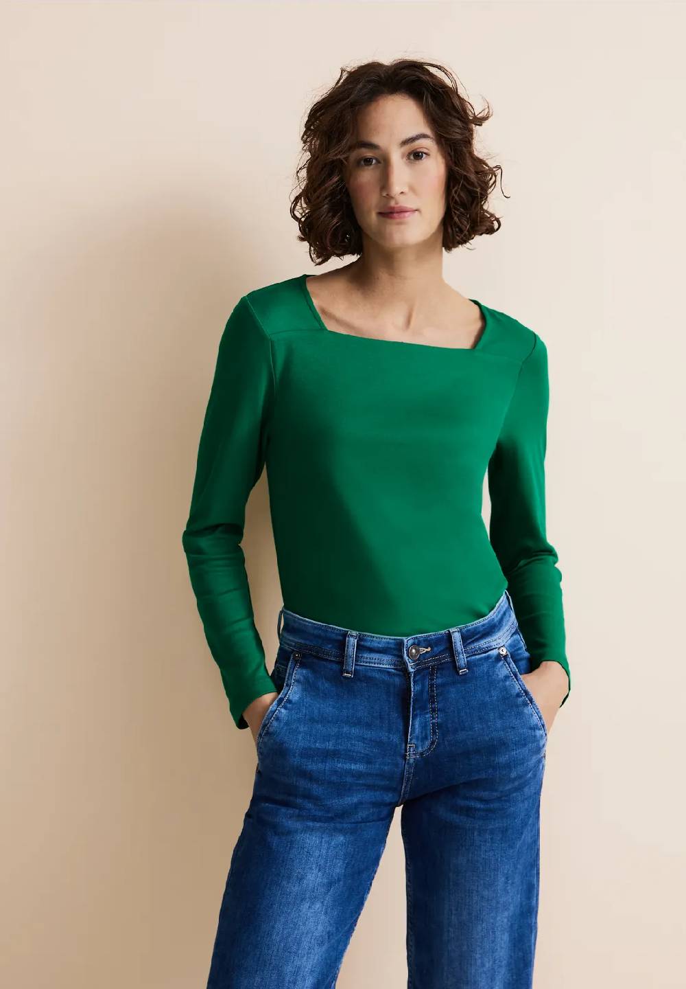 Street One Shirt mit Carrée Ausschnitt - Style PALMIRA