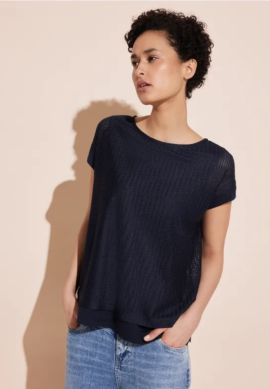 Street One 2 In 1 Mesh T-Shirt