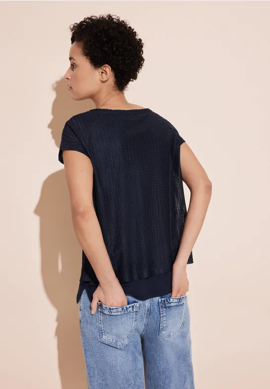 Street One 2 In 1 Mesh T-Shirt